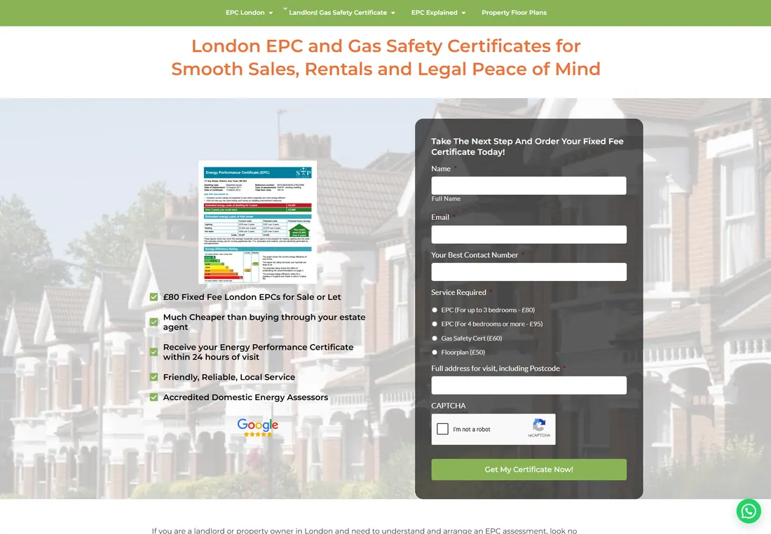 Energy performance certificates