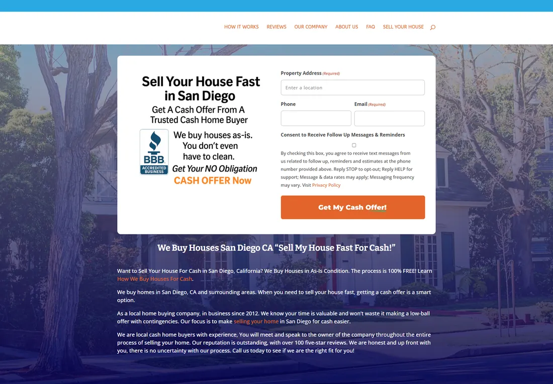 Residential cash buyer